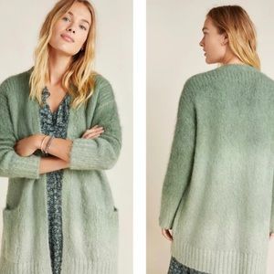 Ombré green Anthropologie sweater size small. Great condition.